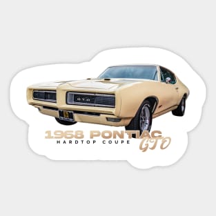 1968 Pontiac GTO Hardtop Coupe Sticker